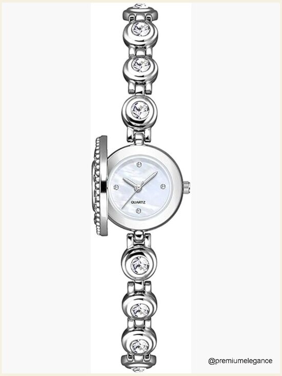 Women\'s Elegant Diamond Dial Quartz Wrist Watch main image 7